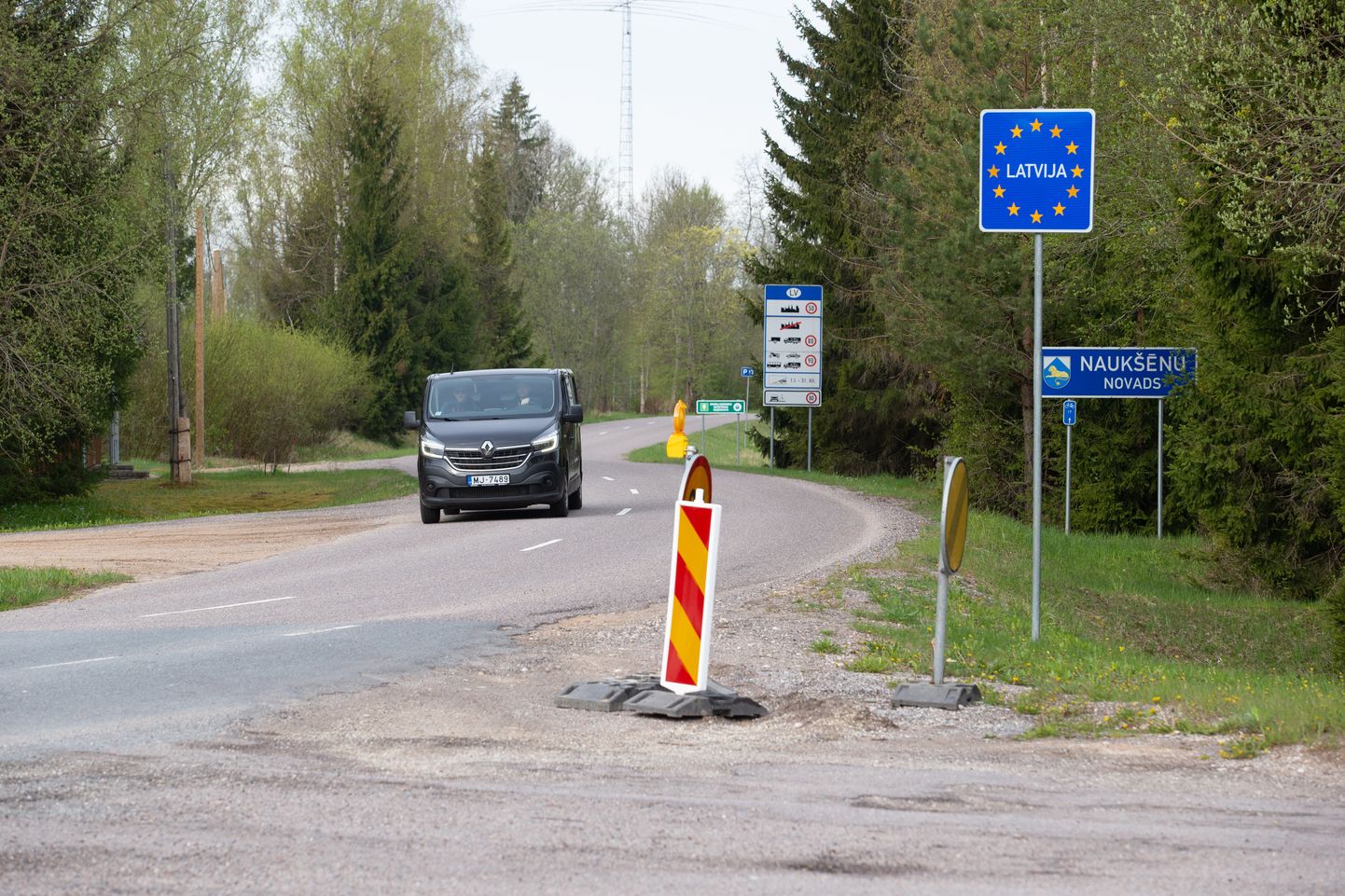 Латвийская граница.