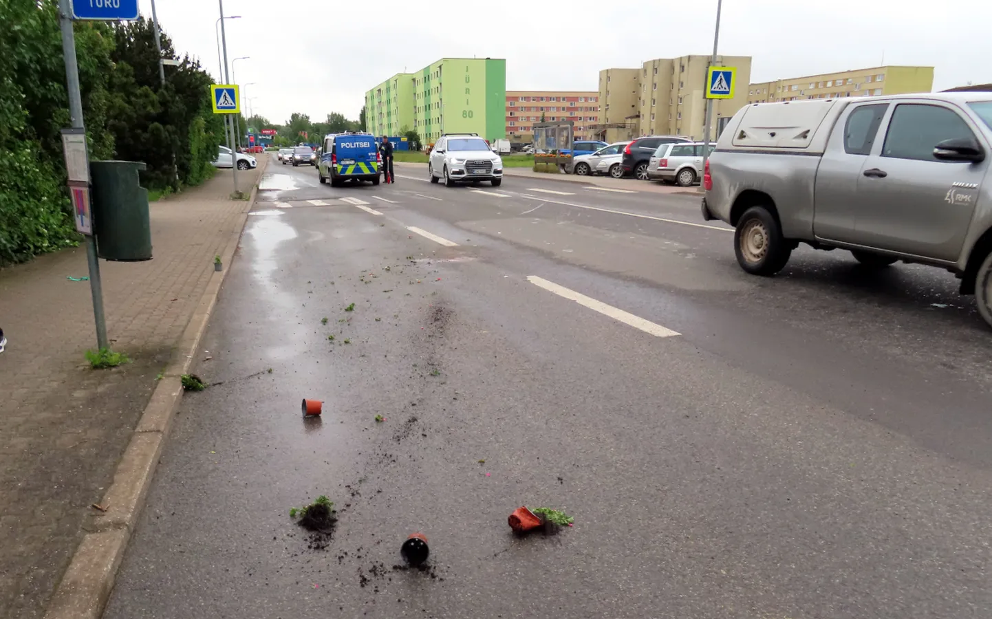 Sündmuskoht Võrus.