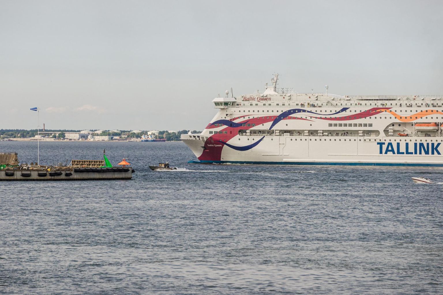 Tallinnast Stockholmi väljuv laev Tallink Baltic Queen.