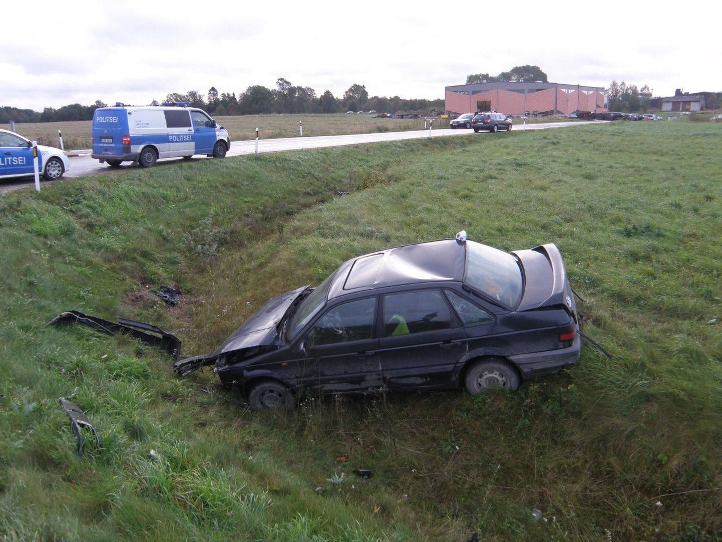 Avarii Tartumaal Kõrvekülas, kus põrkasid kokku kaks sõiduautot.