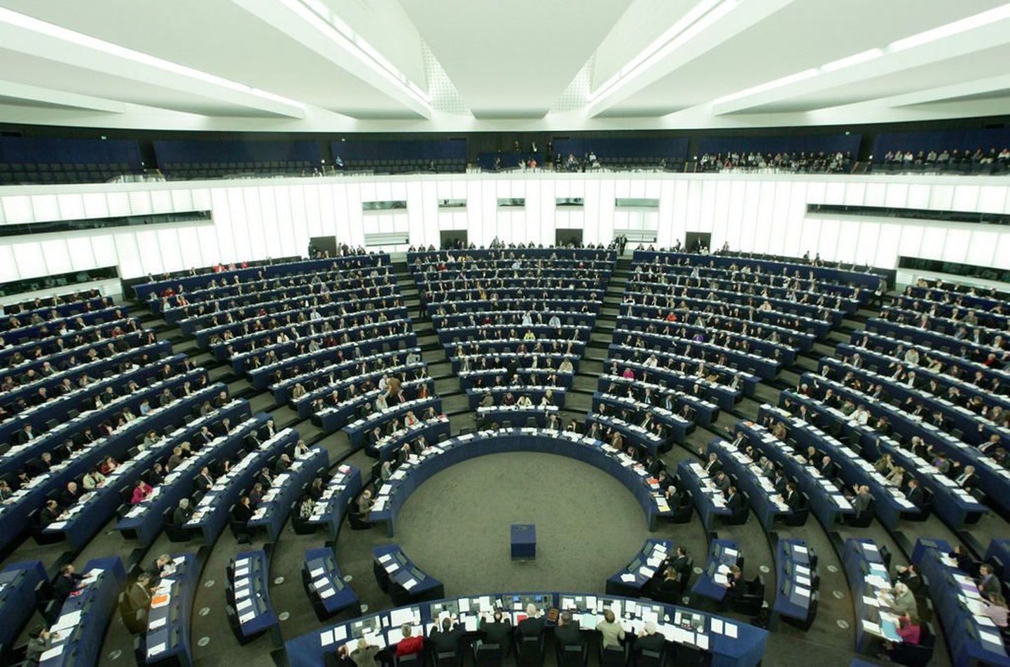 Europarlamendi plenaaristungite saal Strasbourgis.