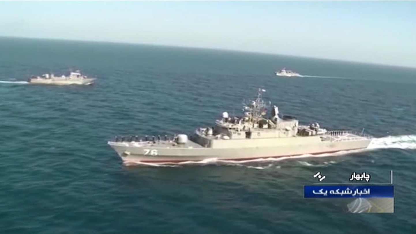 Iraani mereväe fregatt Jamaran.