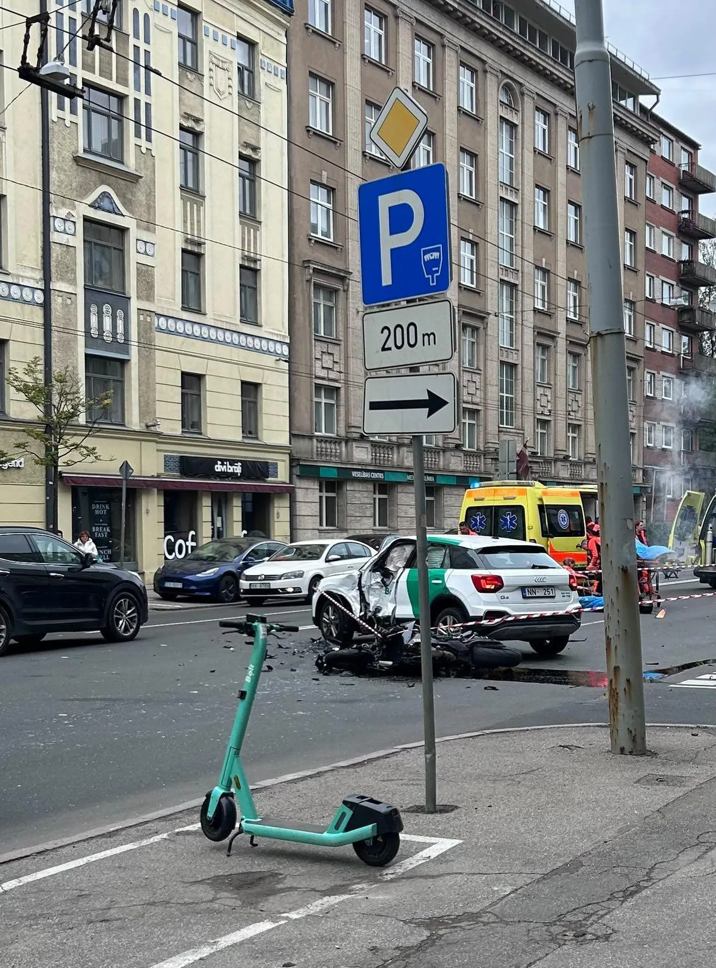 Трагическое ДТП в Риге: второй день подряд погибает мотоциклист