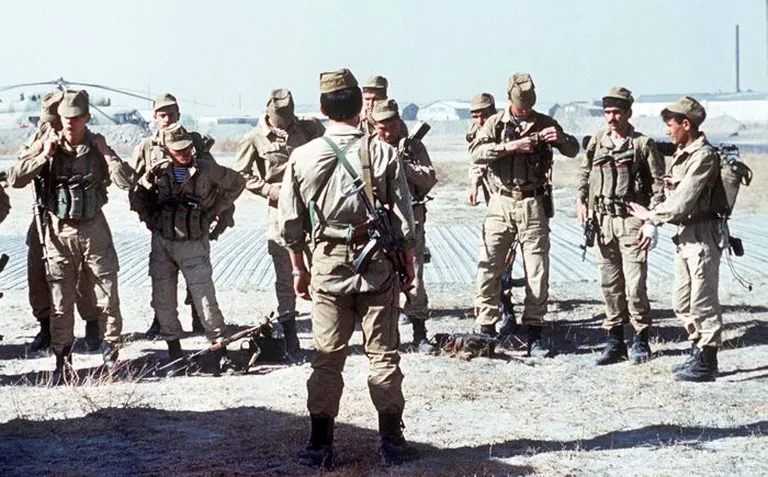 Nõukogude spetsnaz enne Afganistani missioonile minekut.