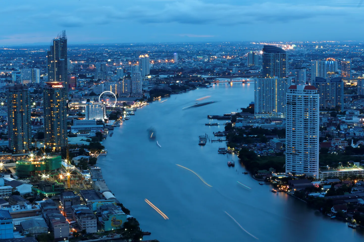 Skats uz Bangkoku.
