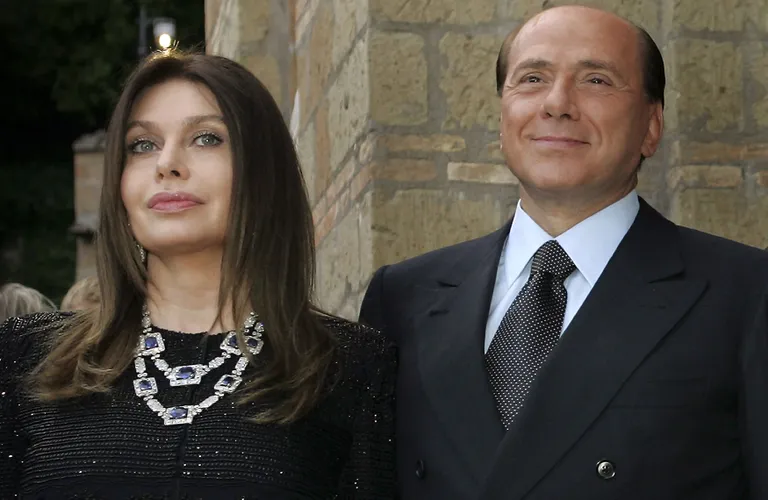 Veronica Lario ja Silvio Berlusconi. Foto: Scanpix