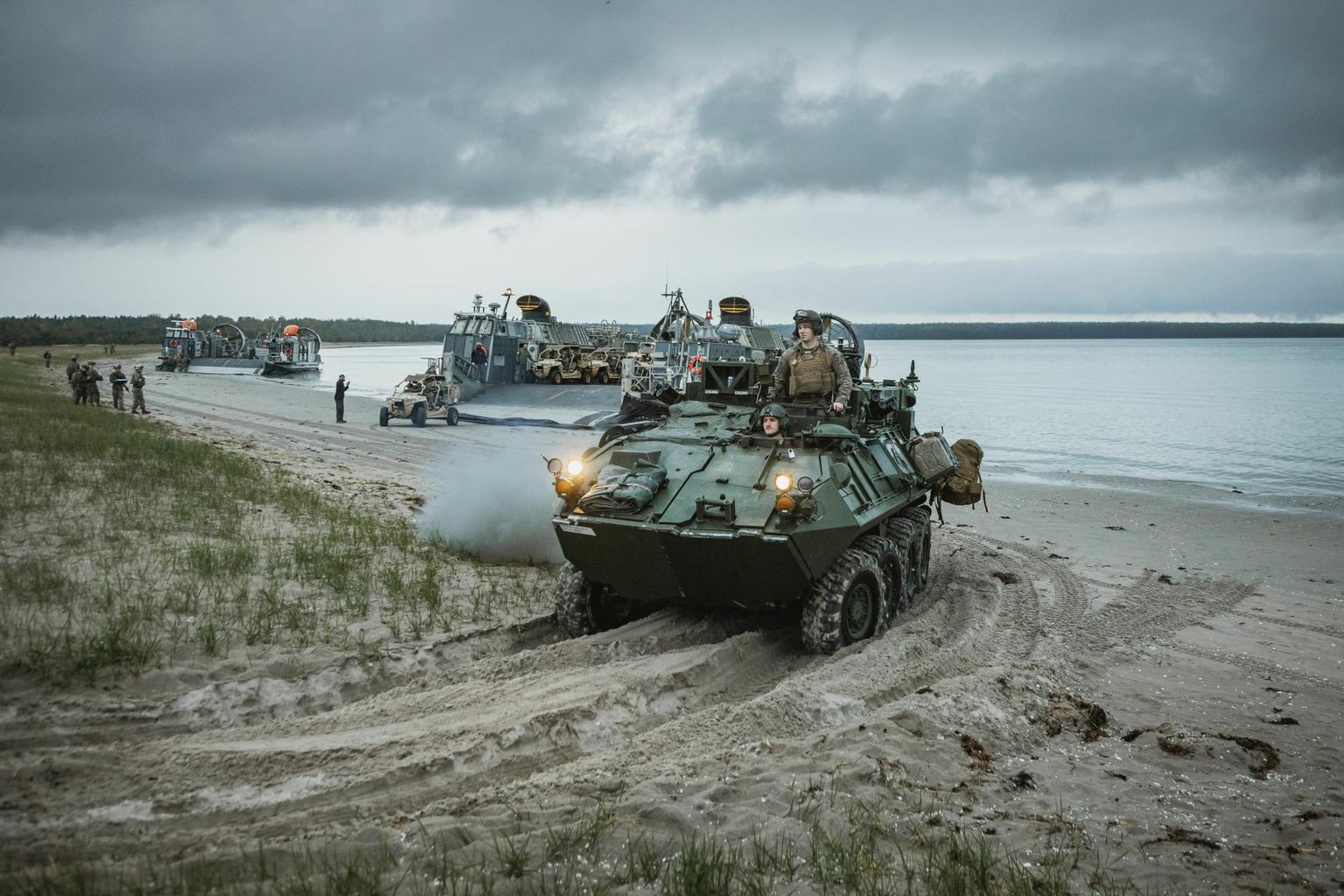 USA sõjaväelaste möödunudnädalane dessant Saaremaale Tagalahe äärde. 
