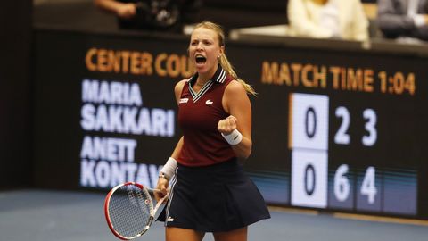 Эстонская теннисистка Анетт Контавейт выиграла турнир WTA в Остраве