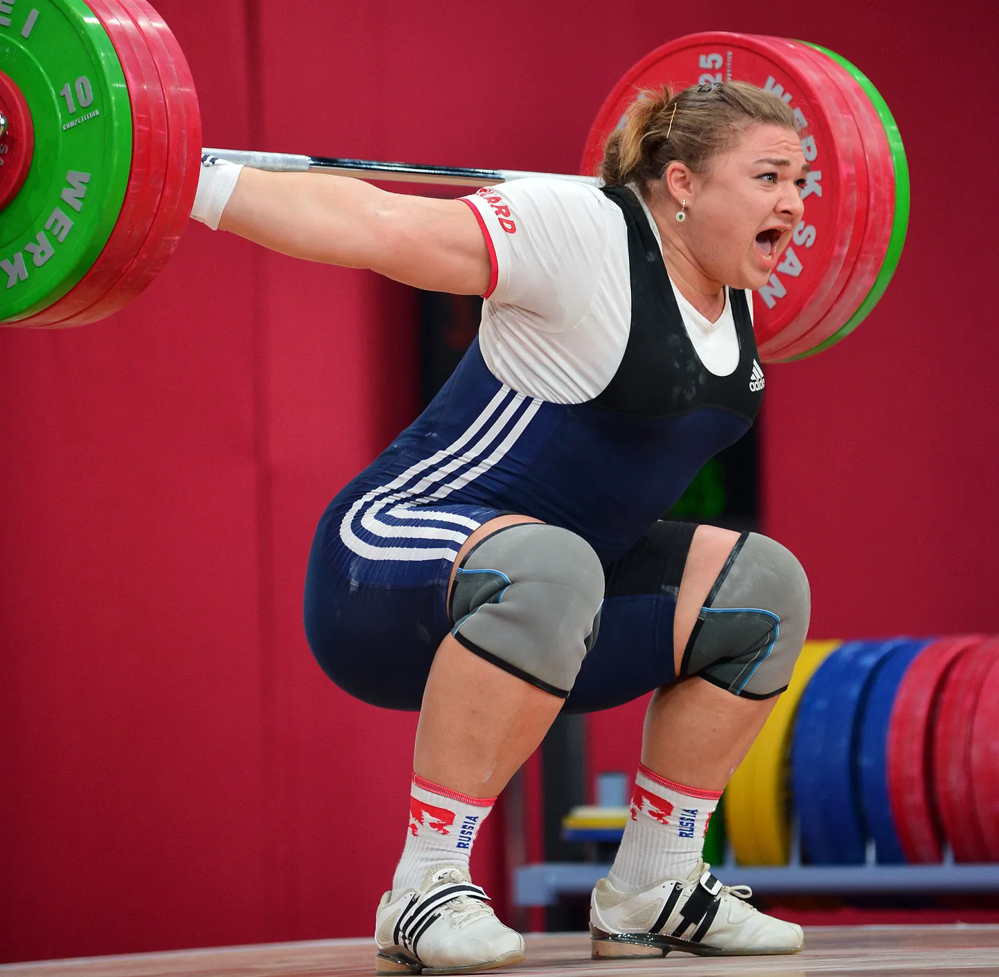 Российская тяжелоатлетка Татьяна Каширина.