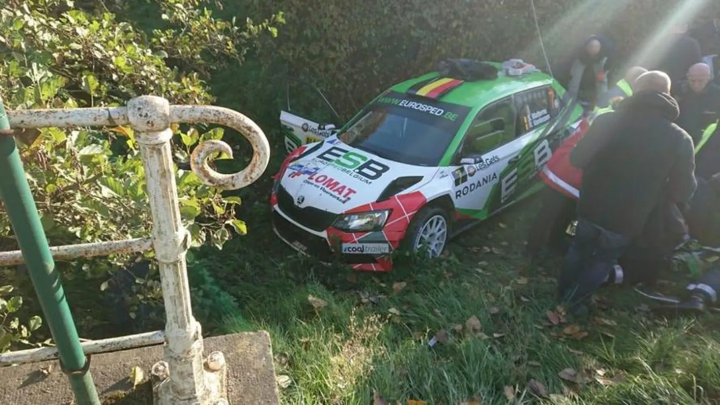 Traagiline ralliõnnetus Belgia meistrivõistlustel.