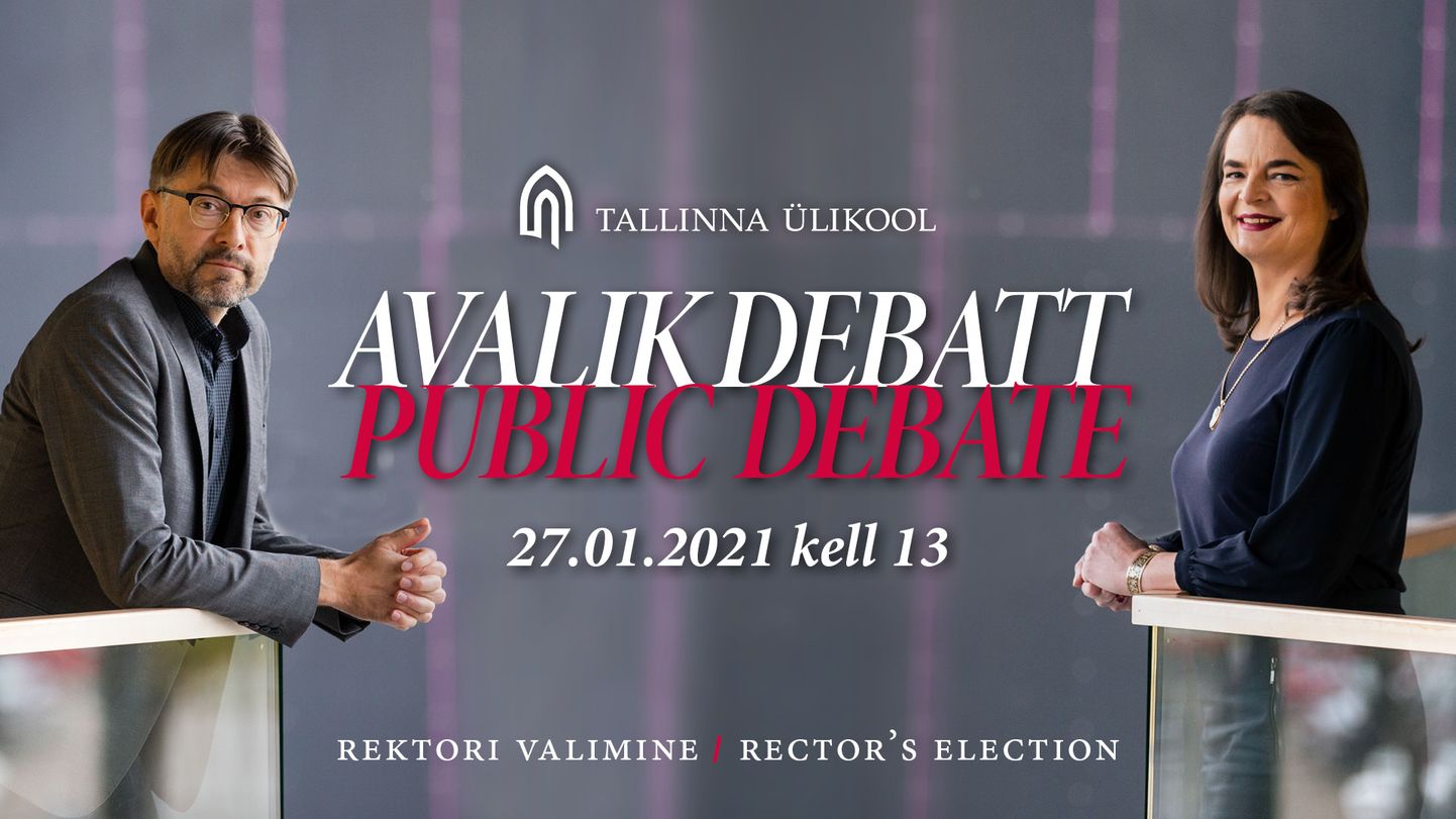 Tallinna ülikooli rektorikandidaatide viimane avalik debatt.