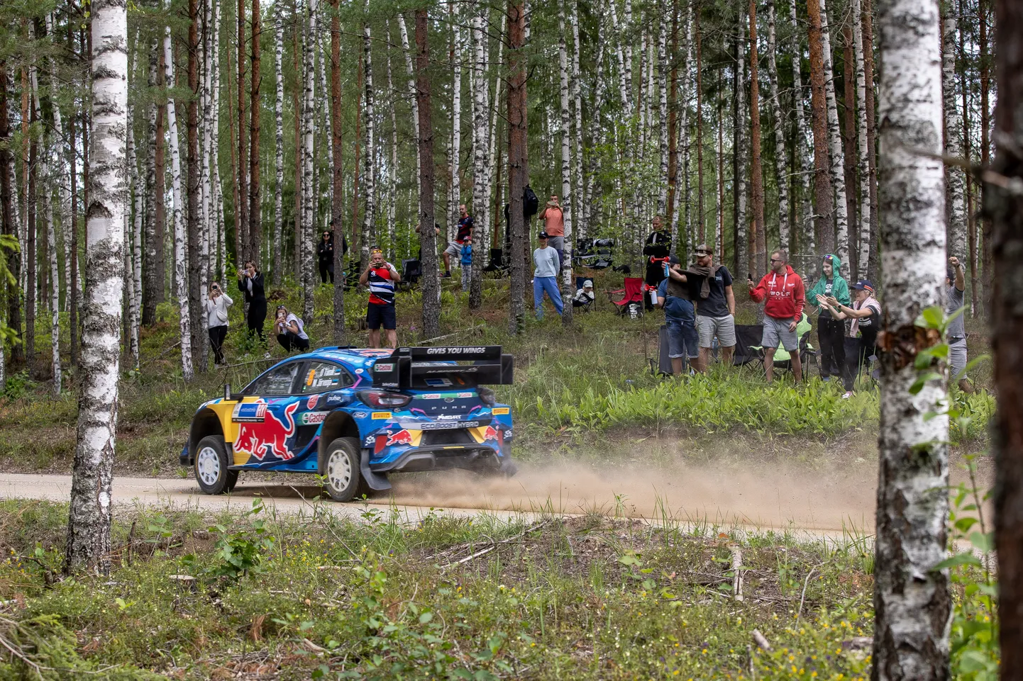 Ott Tänak ja Martin Järveoja Rally Estonial.