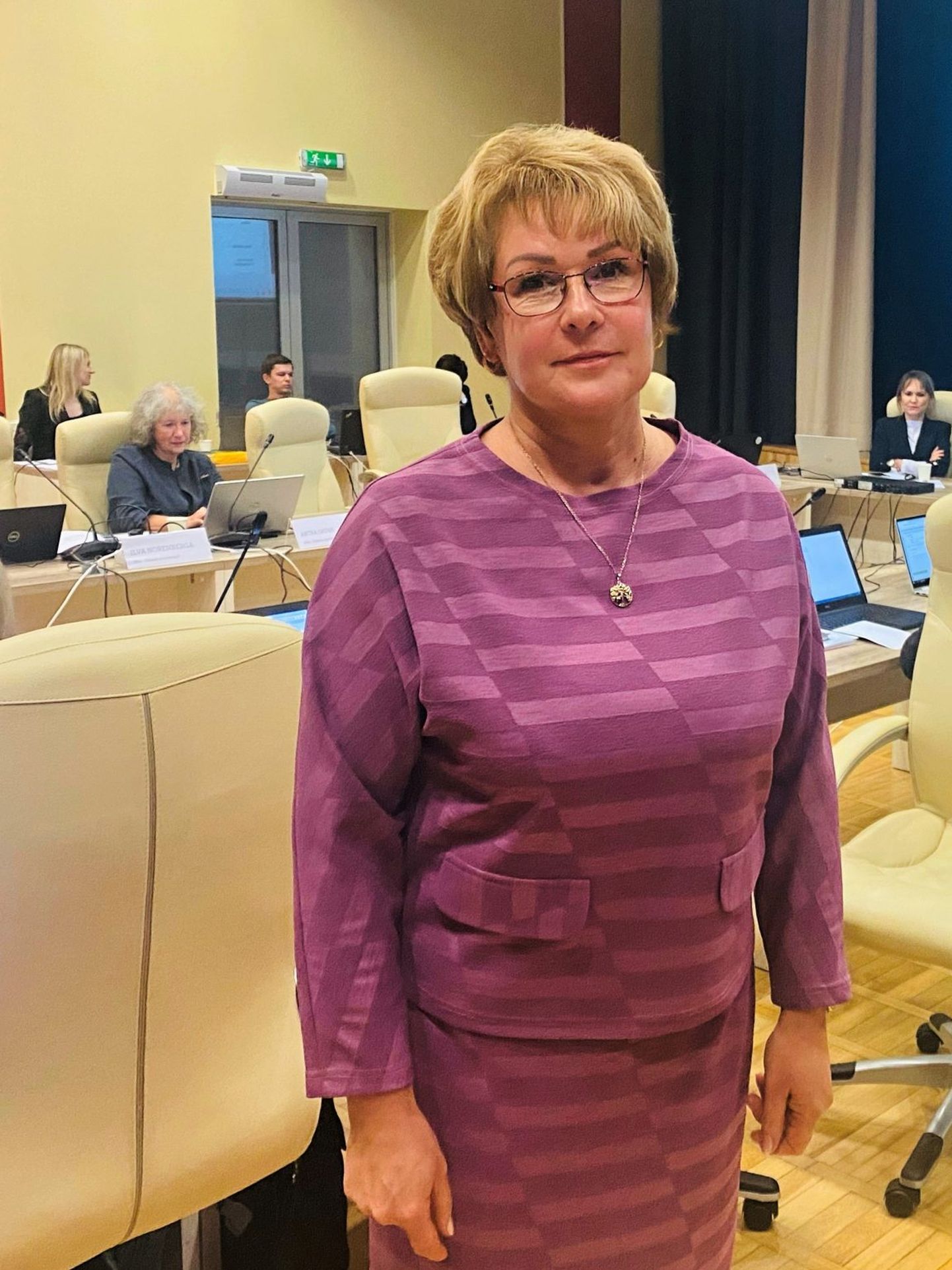 Talsu novada domes priekšsēdētāja Eva Kārkliņa