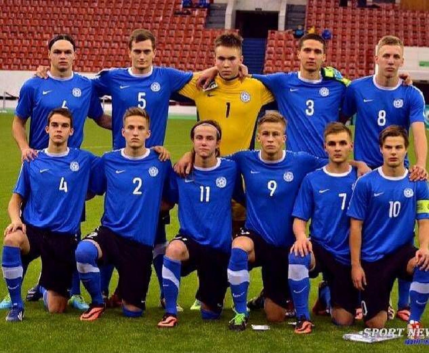 Молодежная сборная Эстонии.