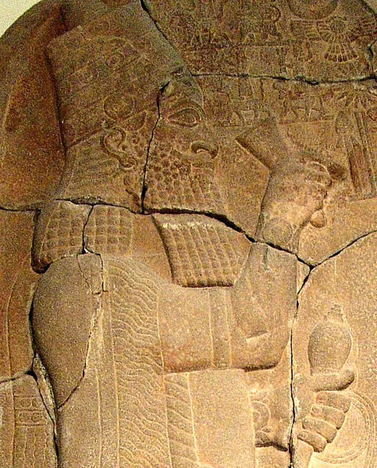 Assüüri valitseja Esarhaddon kivisteelel