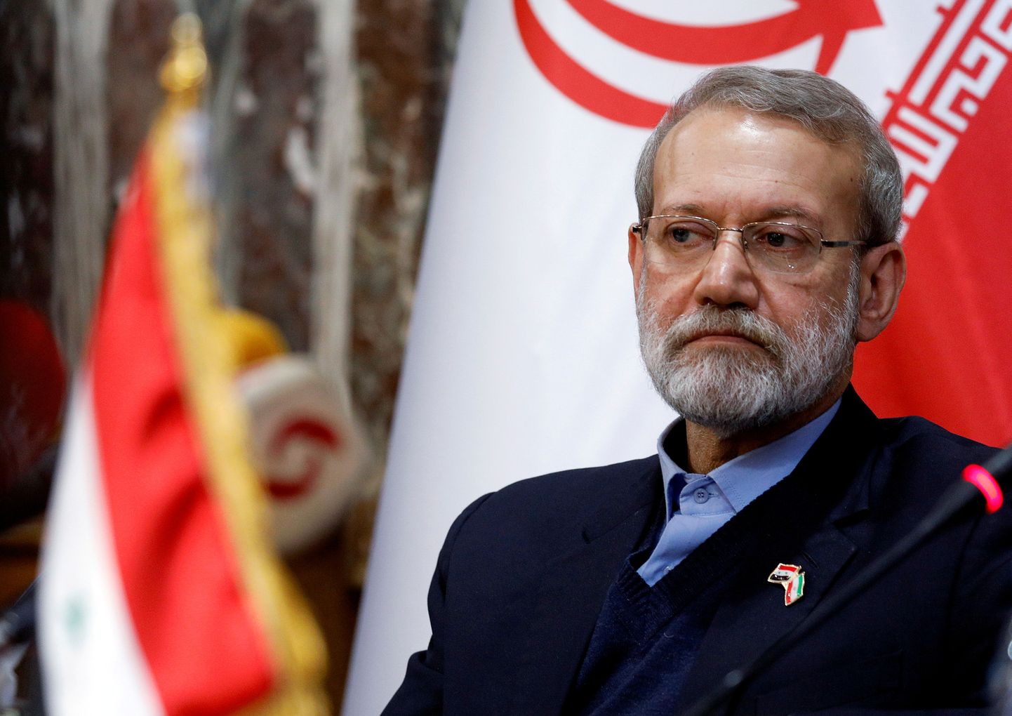 Iraani parlamendispiiker Ali Larijani Süürias Damaskuses 16. veebruar 2020.