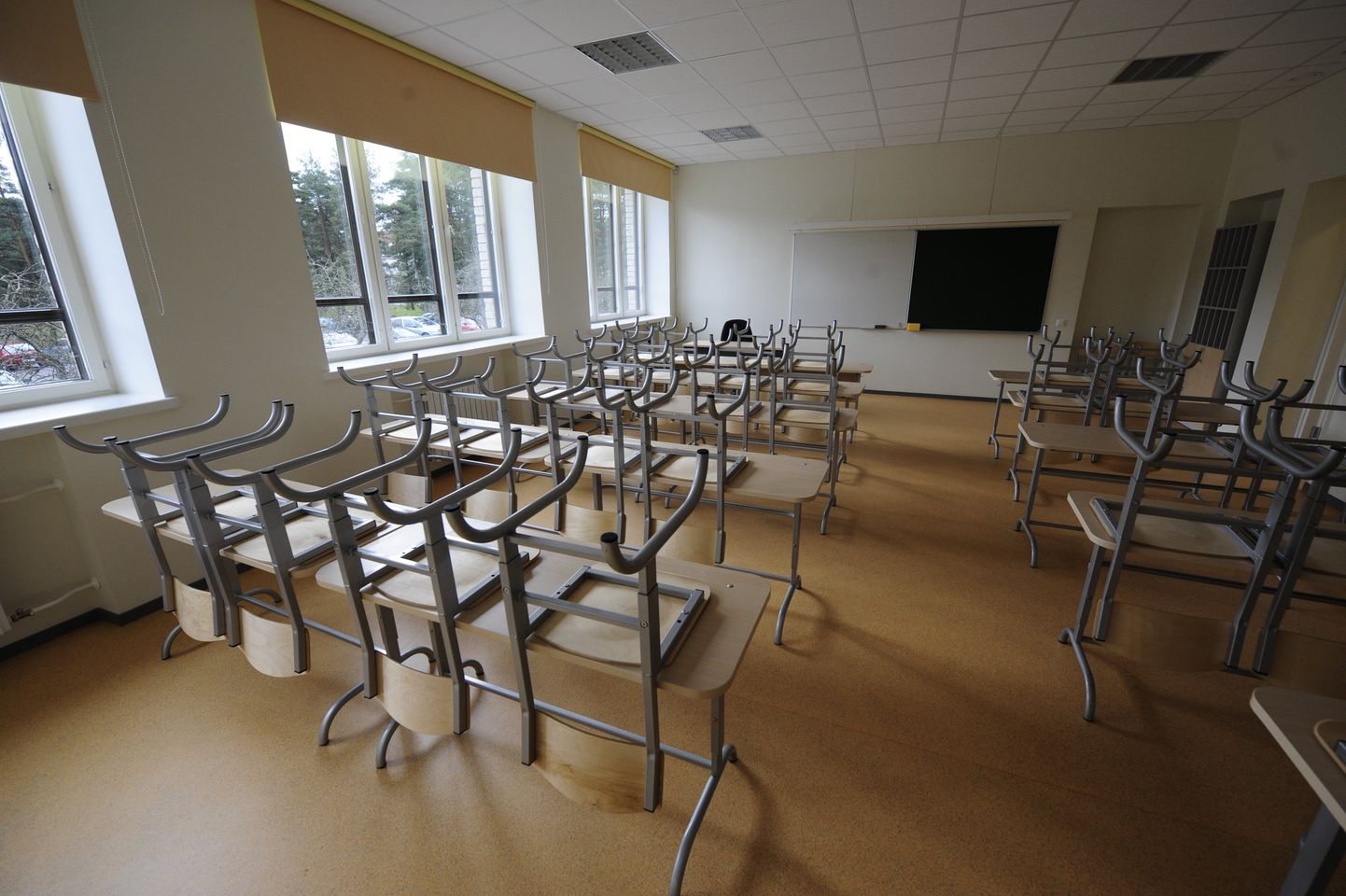 Üsna mitu klassi jäid täna üle Eesti tühjaks, sest lapsed kooli ei jõudnud.