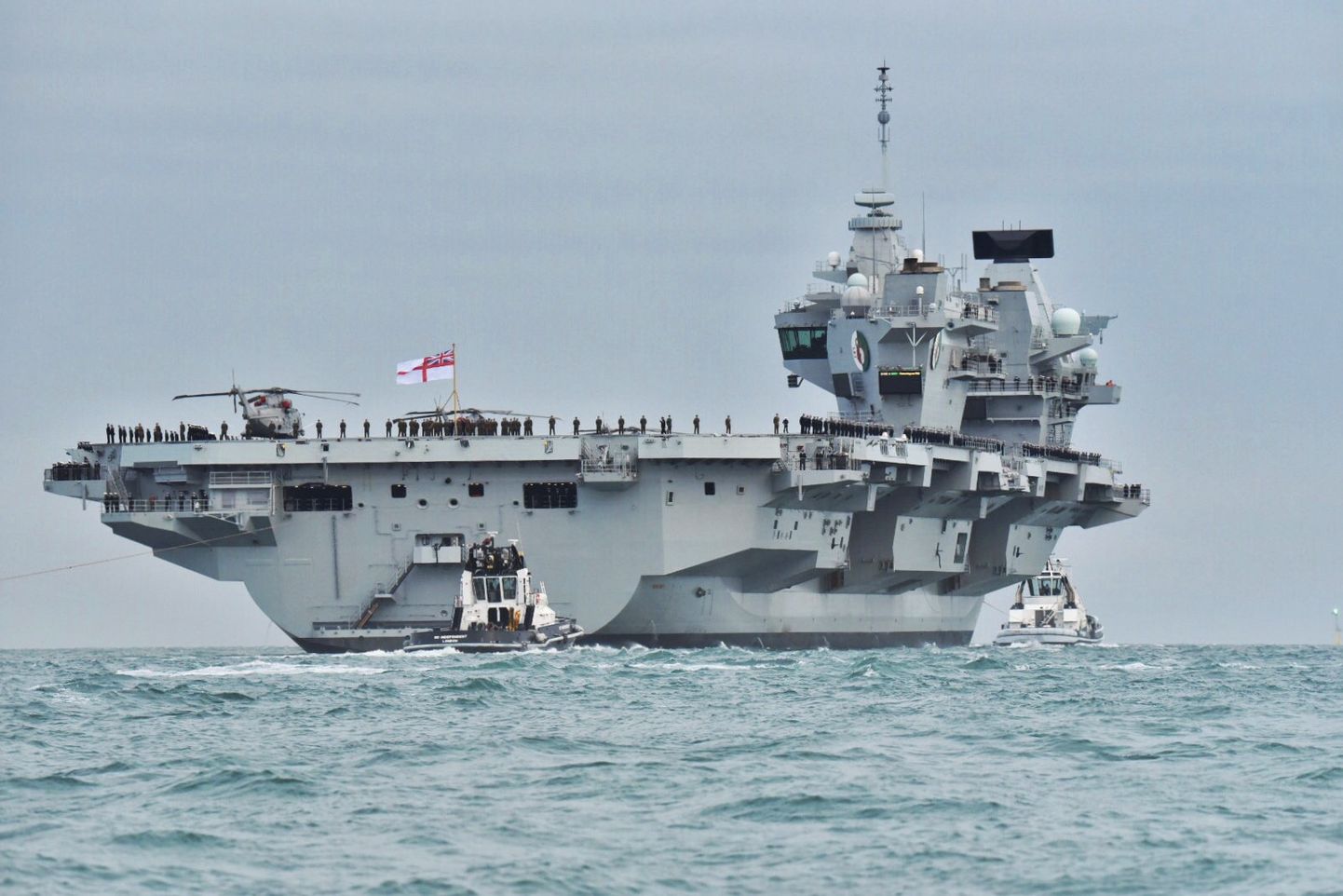 HMS Queen Elizabeth.