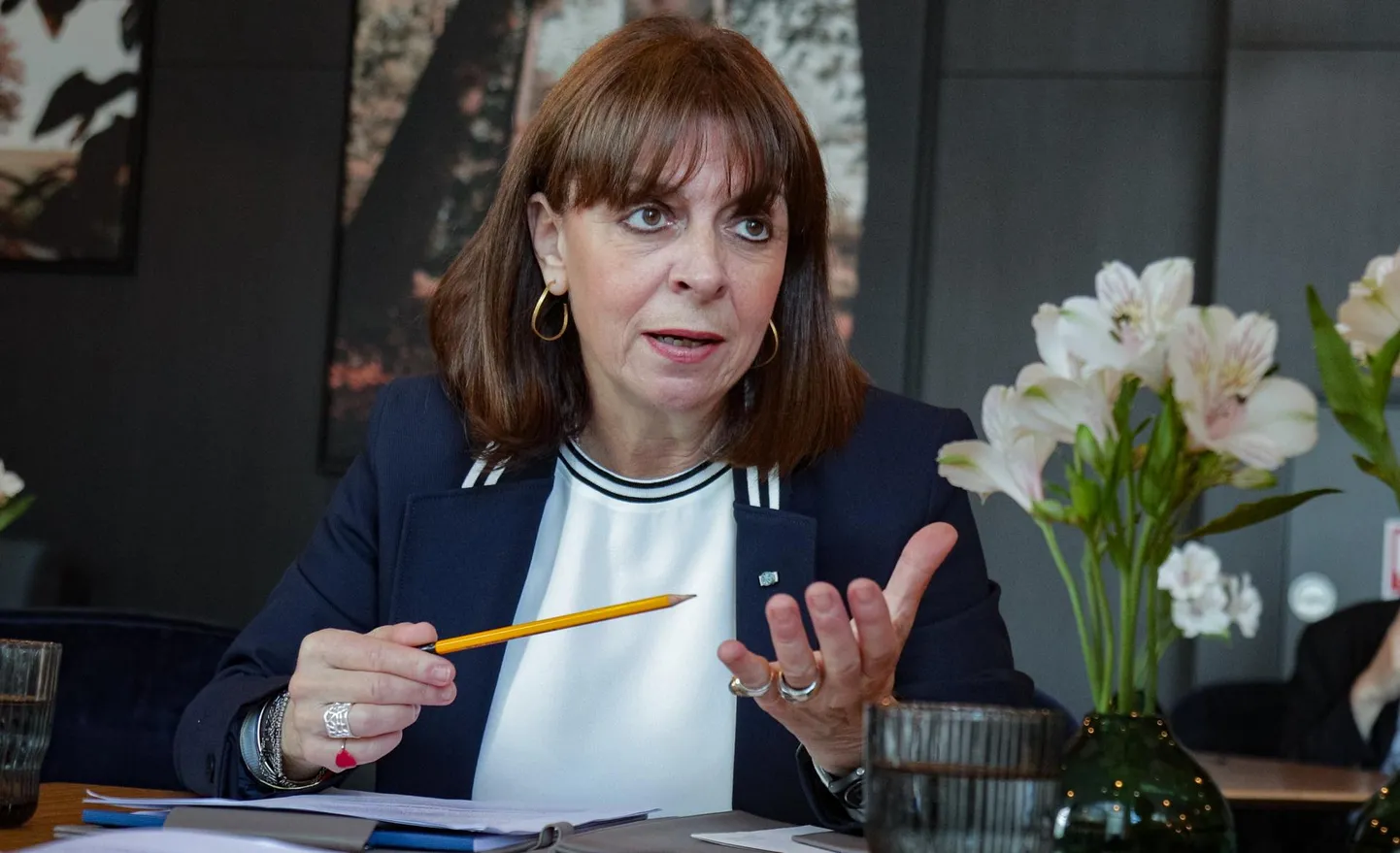 Kreeka presidendi Katerína Sakellaropoúlou sõnul rikub sõda Ukrainas brutaalselt ja julmalt igasugust arusaama õiglusest.