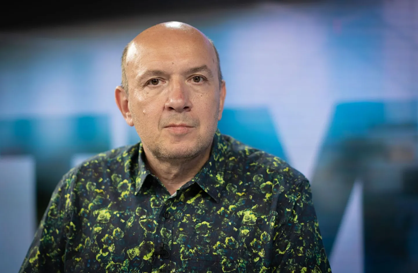 15.08.2021, Tallinn. Otse Postimehest stuudios Rahvusvahelise Kaitseuuringute Keskuse teadur Kalev Stoicescu. Saatejuht Aimar Altosaar. Foto Madis Veltman, Postimees FOTO: Madis Veltman