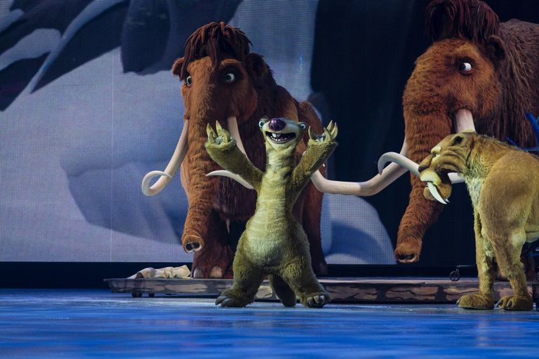 Joonisfilmisarjal põhinev kogupere jääetendus «Jääaeg Live! – Mammuti seiklus»