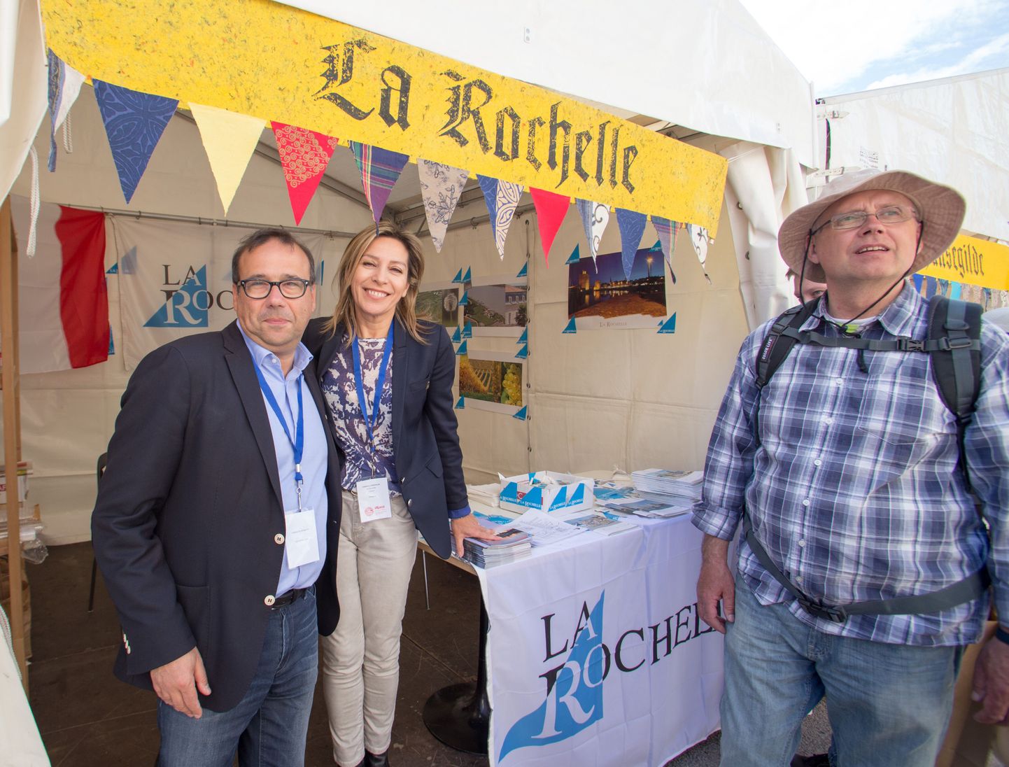 Prantsusmaa La Rochelle'i delegatsioon on samuti esindatud Viljandi rahvusvahelistel hansapäevadel.