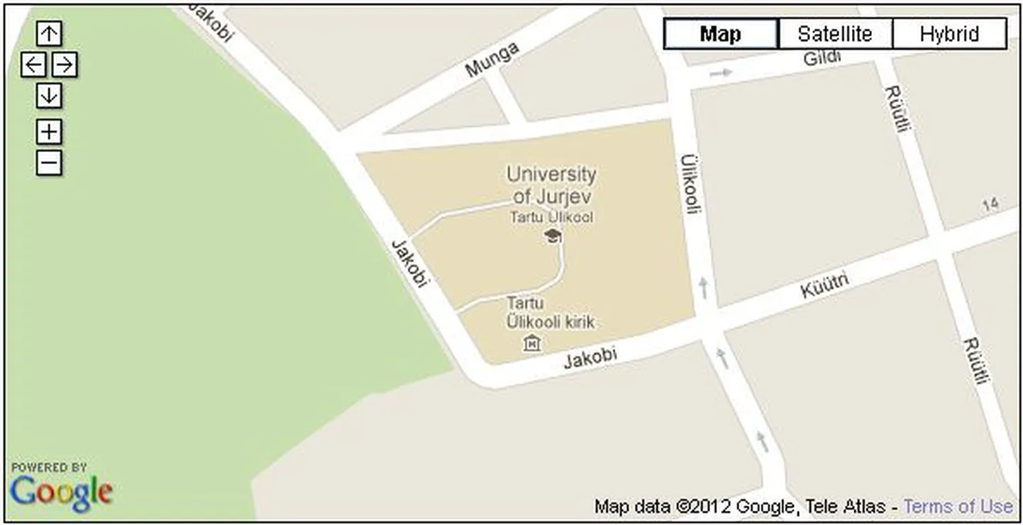 Google'i andmetel asub Tartus University of Jurjev