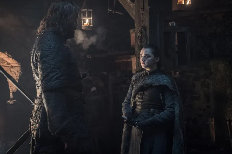 Rory McCann ja Maisie Williams «Troonide mängu» kaheksandal hooajal