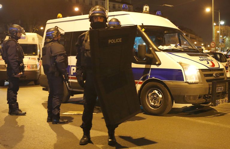 Prantsuse julgeolekujõud Saint-Denis's. Foto: Scanpix