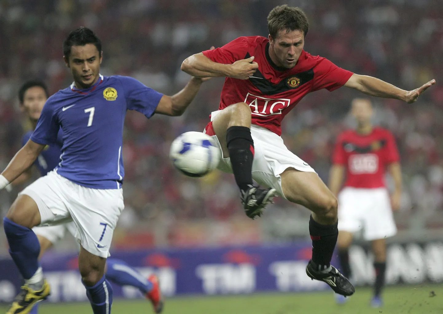 Manchester Unitedi ründaja Michael Owen (punases)