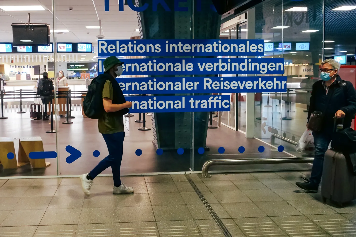 Brüssel-Midi jaam Belgias.