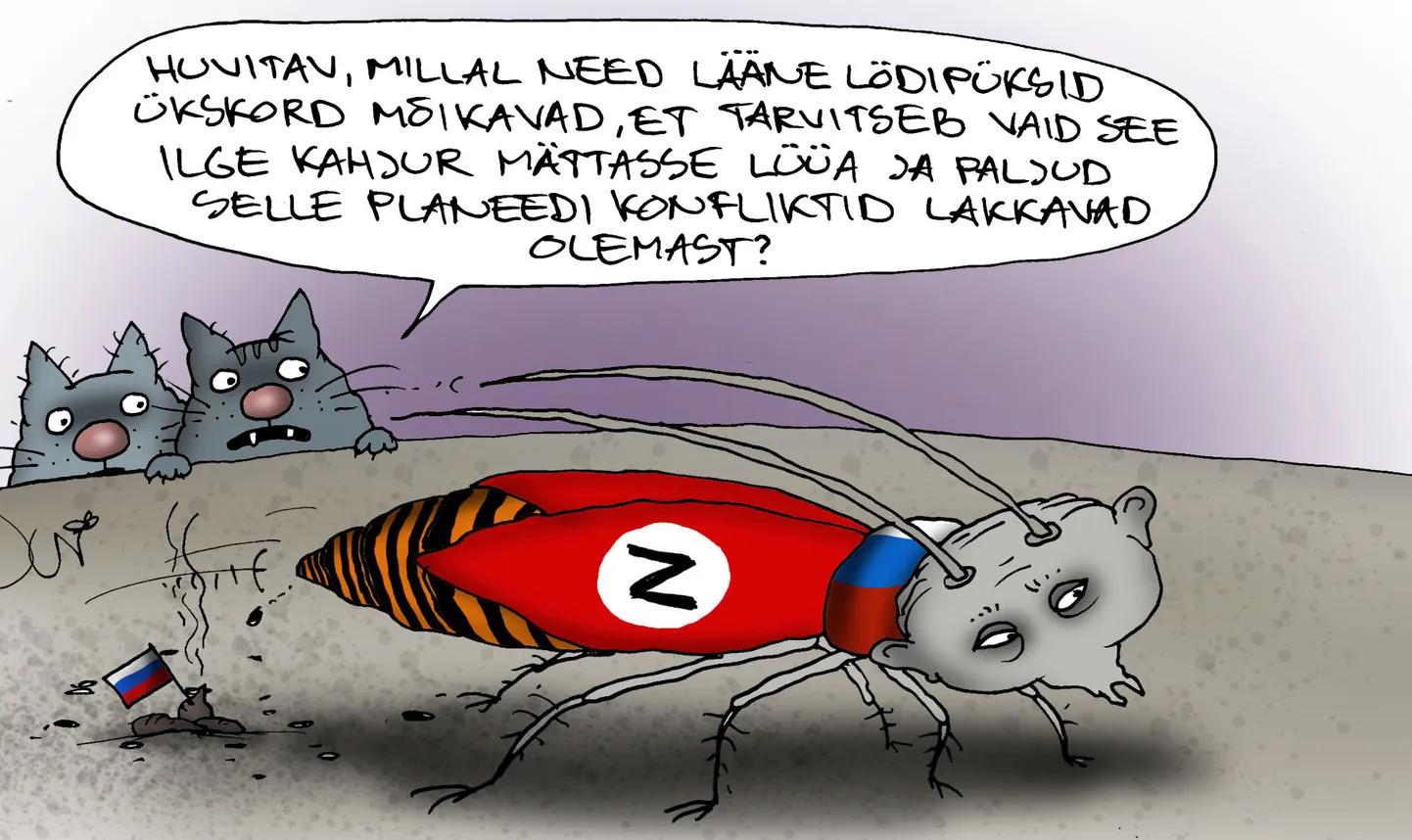 Urmas Nemvalts joonistab.