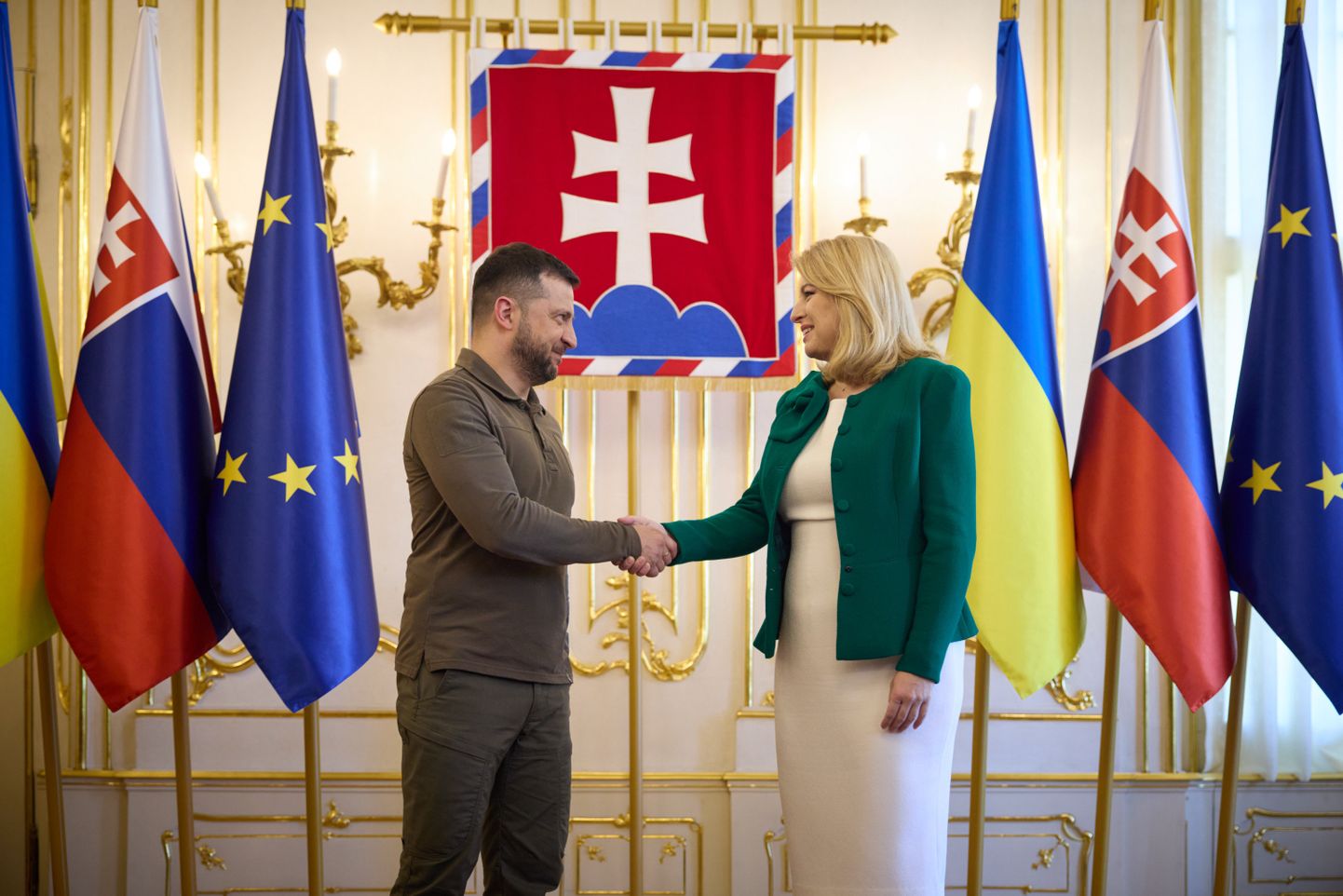 Ukraina presidendi Volodõmõr Zelenskõi kohtumine Slovakkia kolleegi Zuzana Čaputovága eelmise nädala lõpus Bratislavas