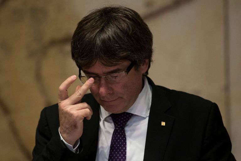 Katalooni liider Carles Puigdemont. Foto: PAU BARRENA/AFP/Scanpix