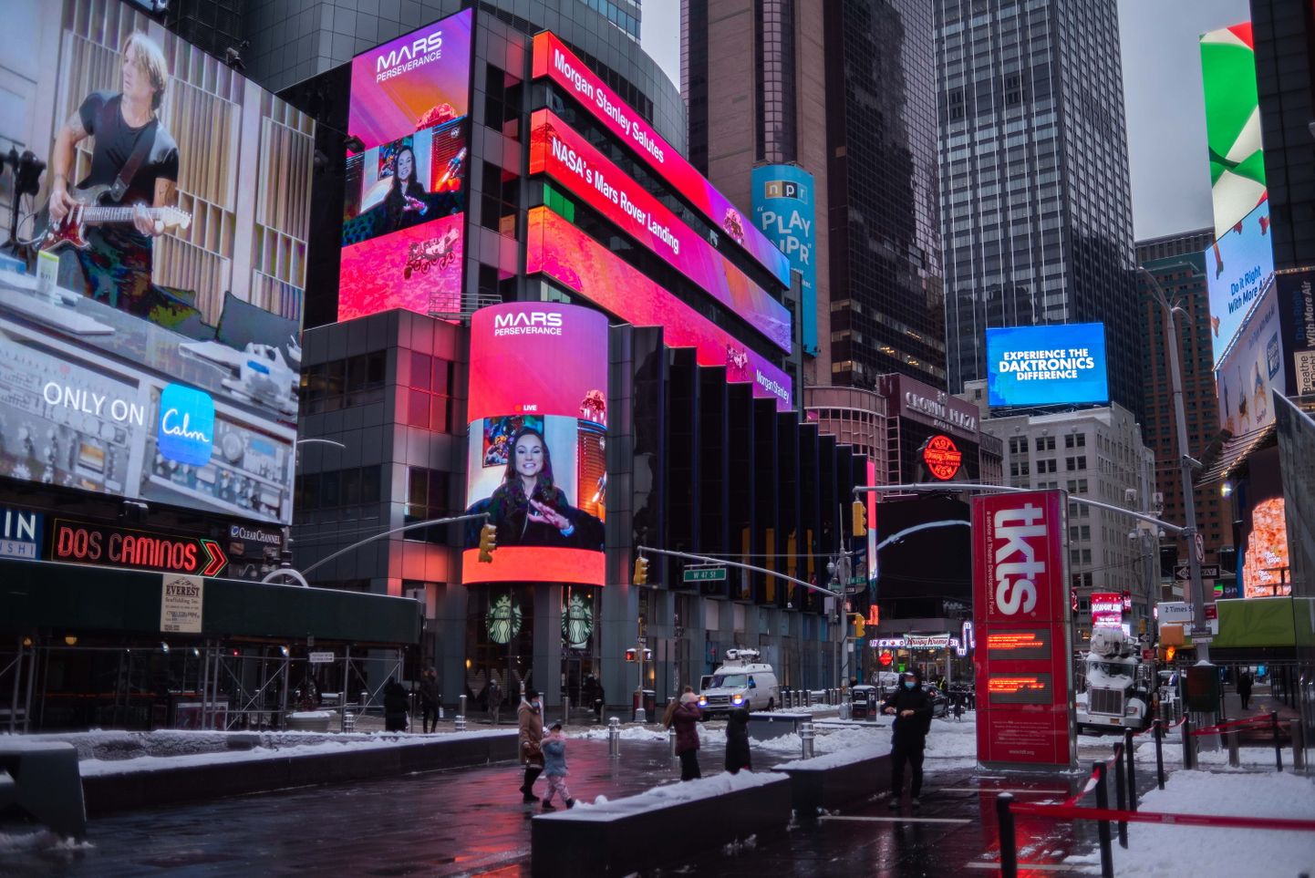 New Torki süda Times Square.