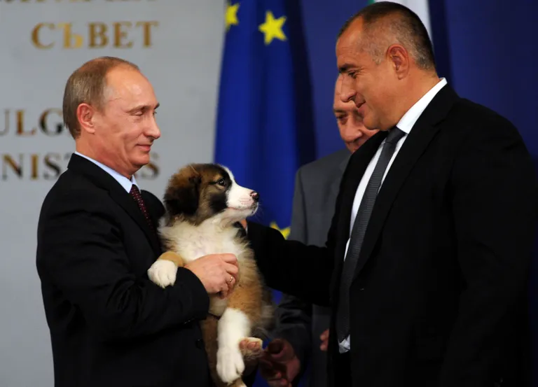 Bulgaaria peaminister Bojko Borisov ja Vladimir Putin Buffyga.