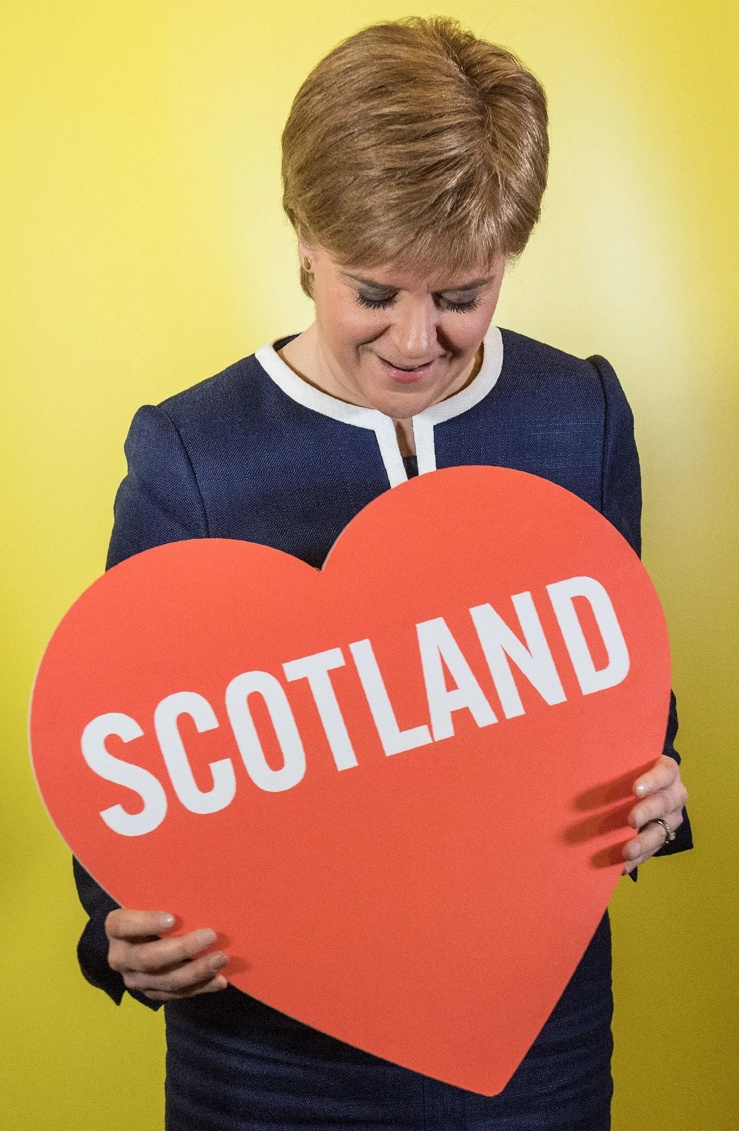 Iseseisvusreferendumit pooldav Šoti valitsusjuht Nicola Sturgeon.