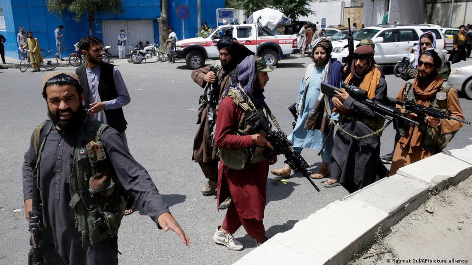 Боевики "Талибана" в Кабуле