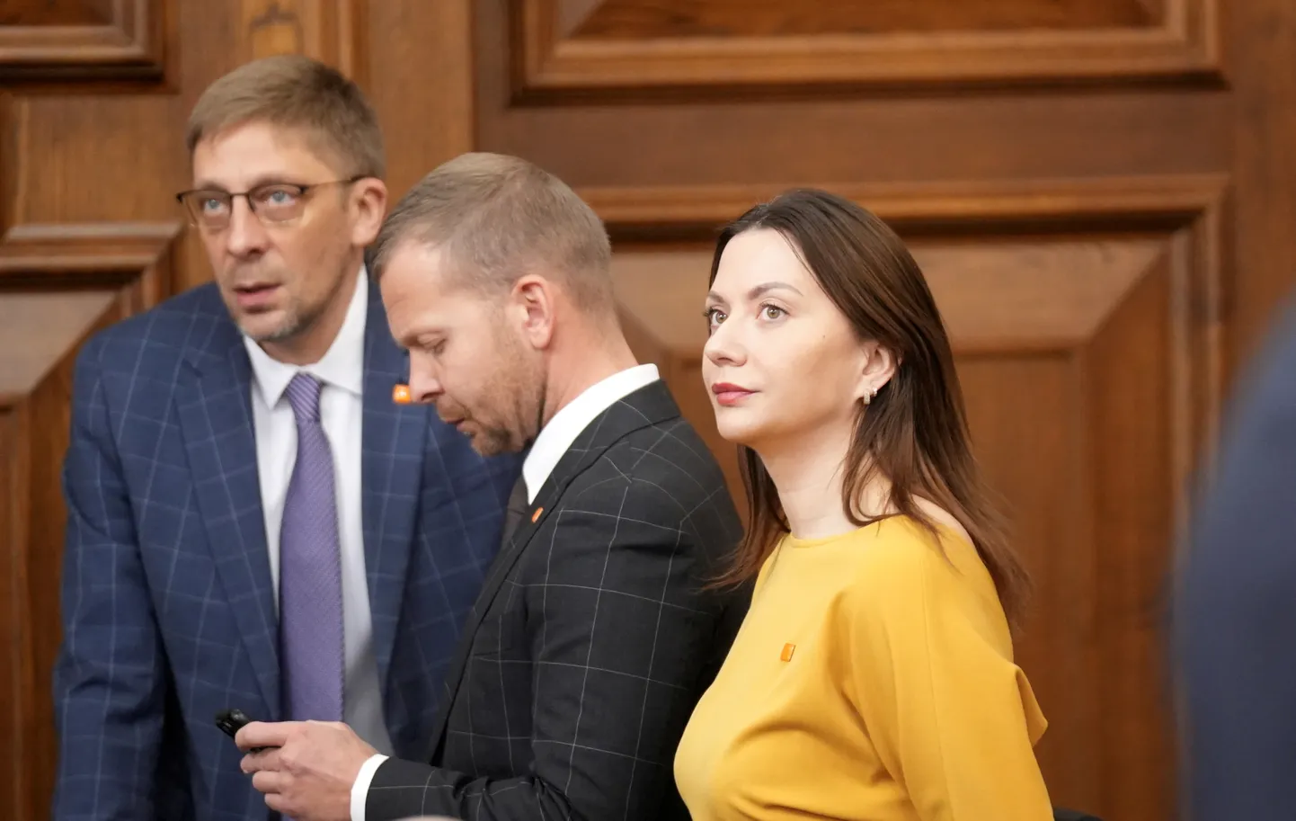 Aleksejs Rosļikovs un Saeimas deputāte Svetlana Čulkova