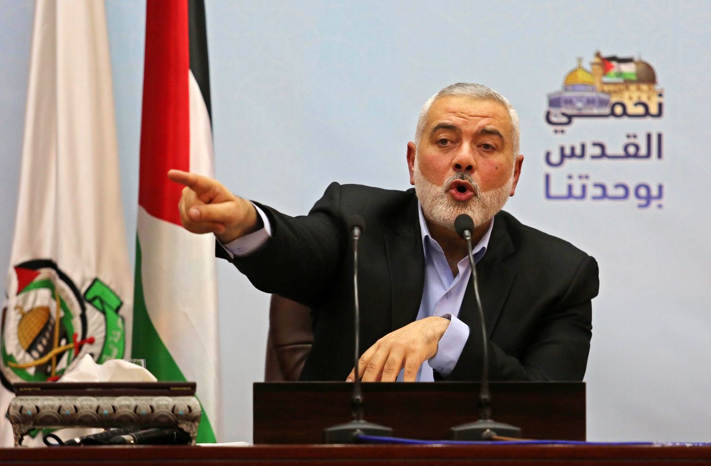 Hamasi juht Ismail Haniya.