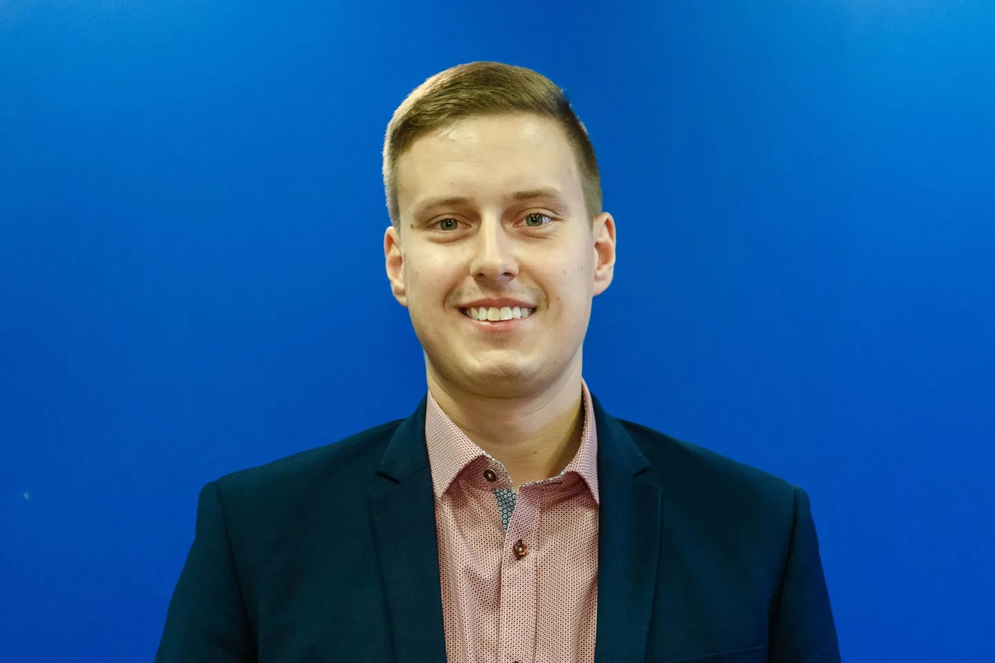 Reformierakonna vastne peasekretär Erkki Keldo esmaspäeval partei kontoris.