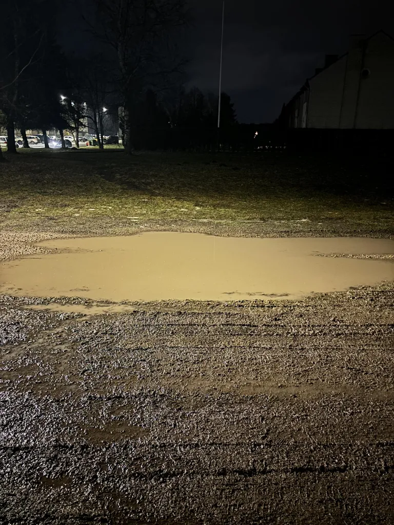 Selline vaatepilt oli Viljandi lumepargi juures reede õhtul.
