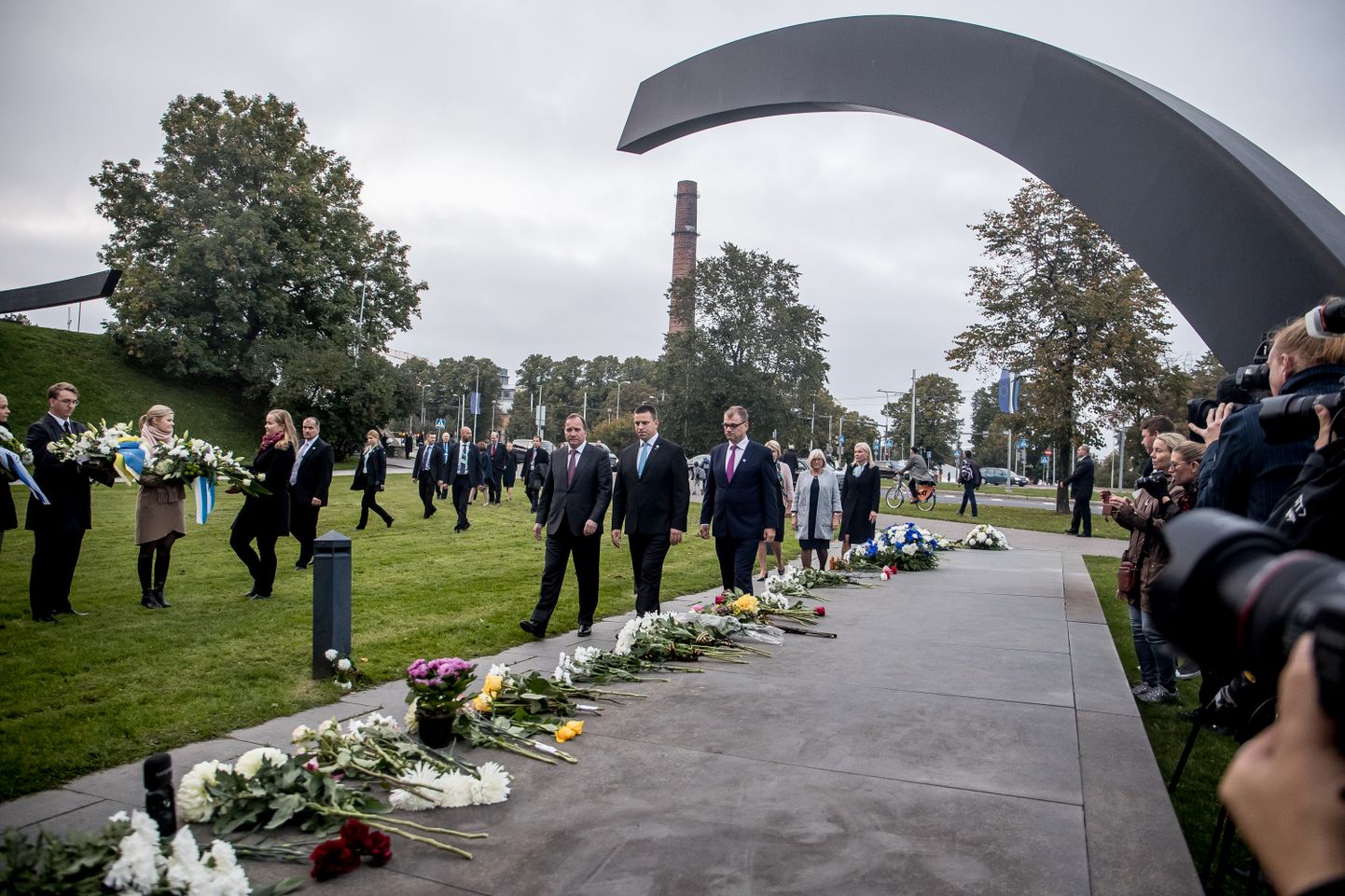 Estonial hukkunute mälestustseremoonia 2017. aastal.
