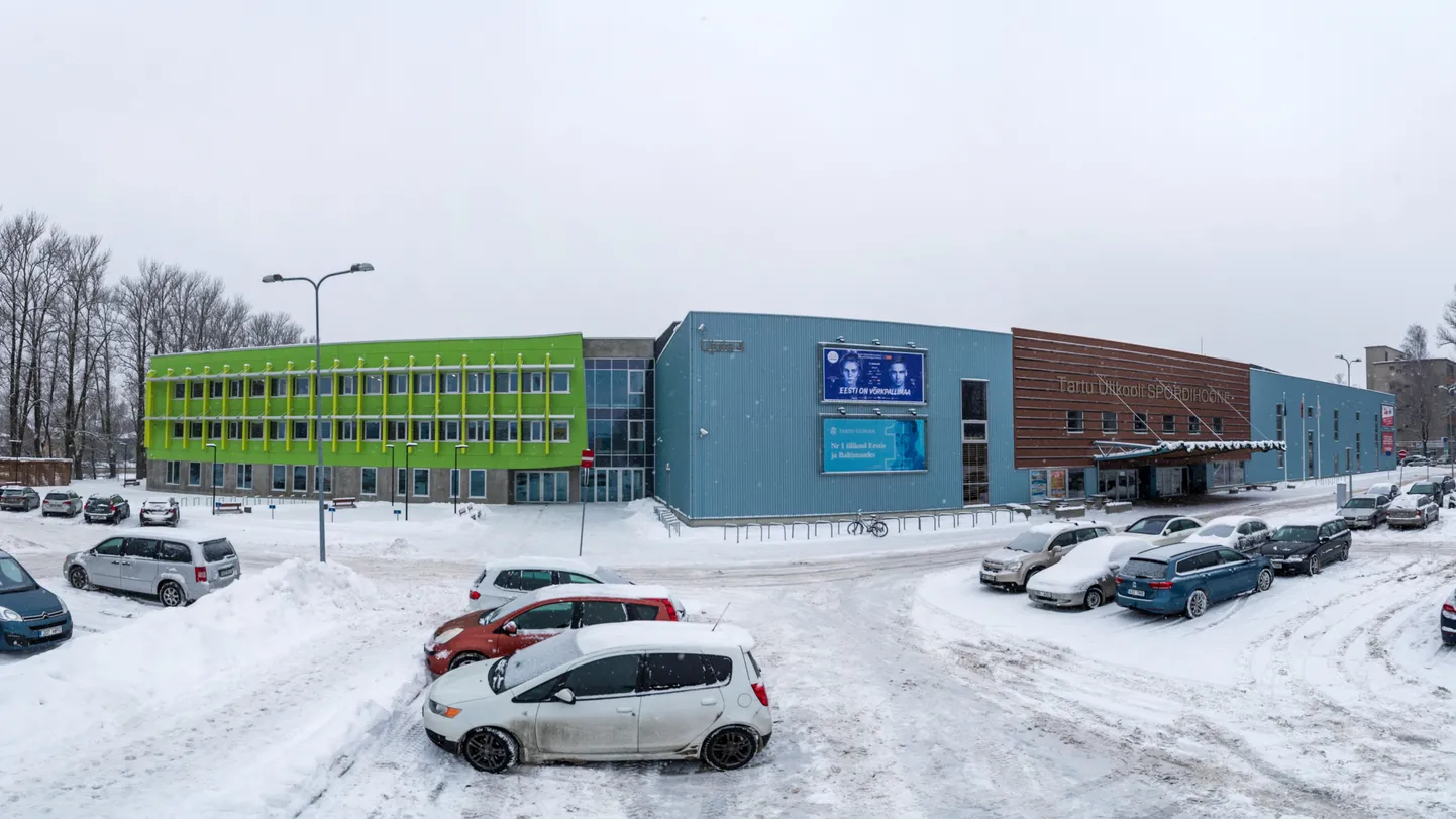 Tartu ülikooli uus sporditeaduste ja füsioteraapia instituudi õppehoone ning uuenenud spordikompleks.