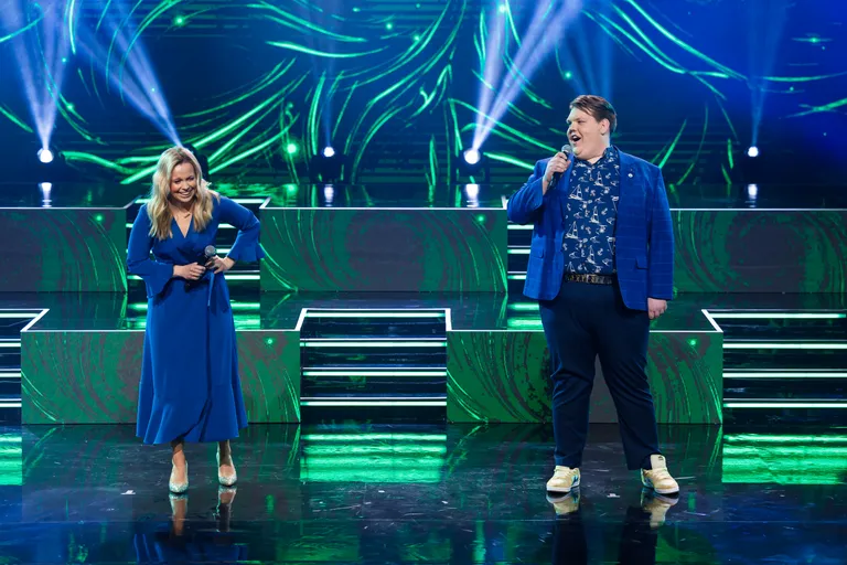 Nele-Liis Vaiksoo ja Mihkel Juhkam saates «Ma näen su häält»