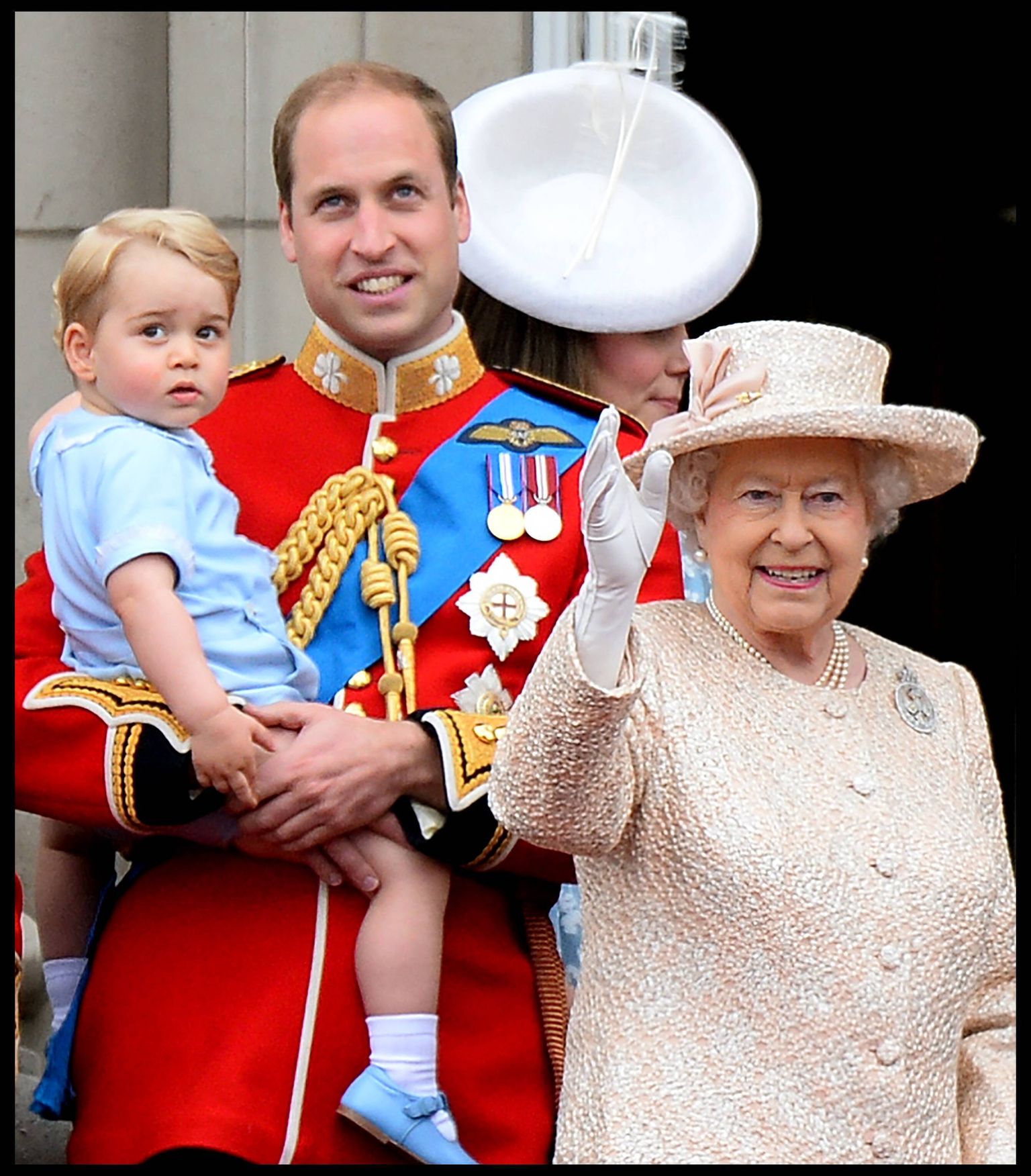 Принц Уильям и Королева Елизавета II