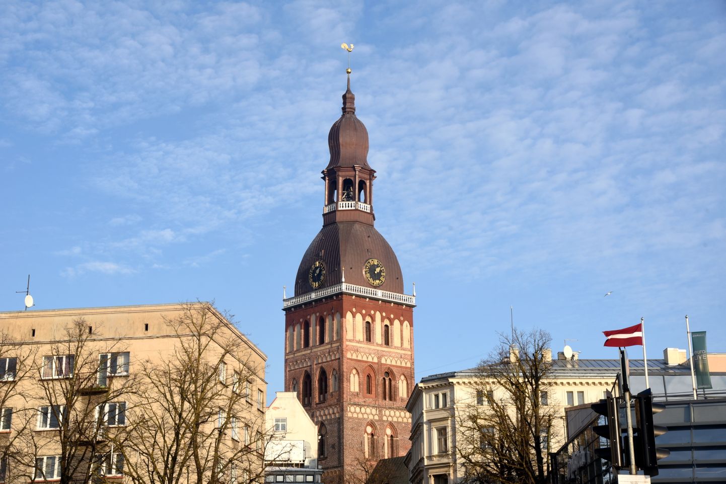 Rīgas Doma baznīcas tornis.