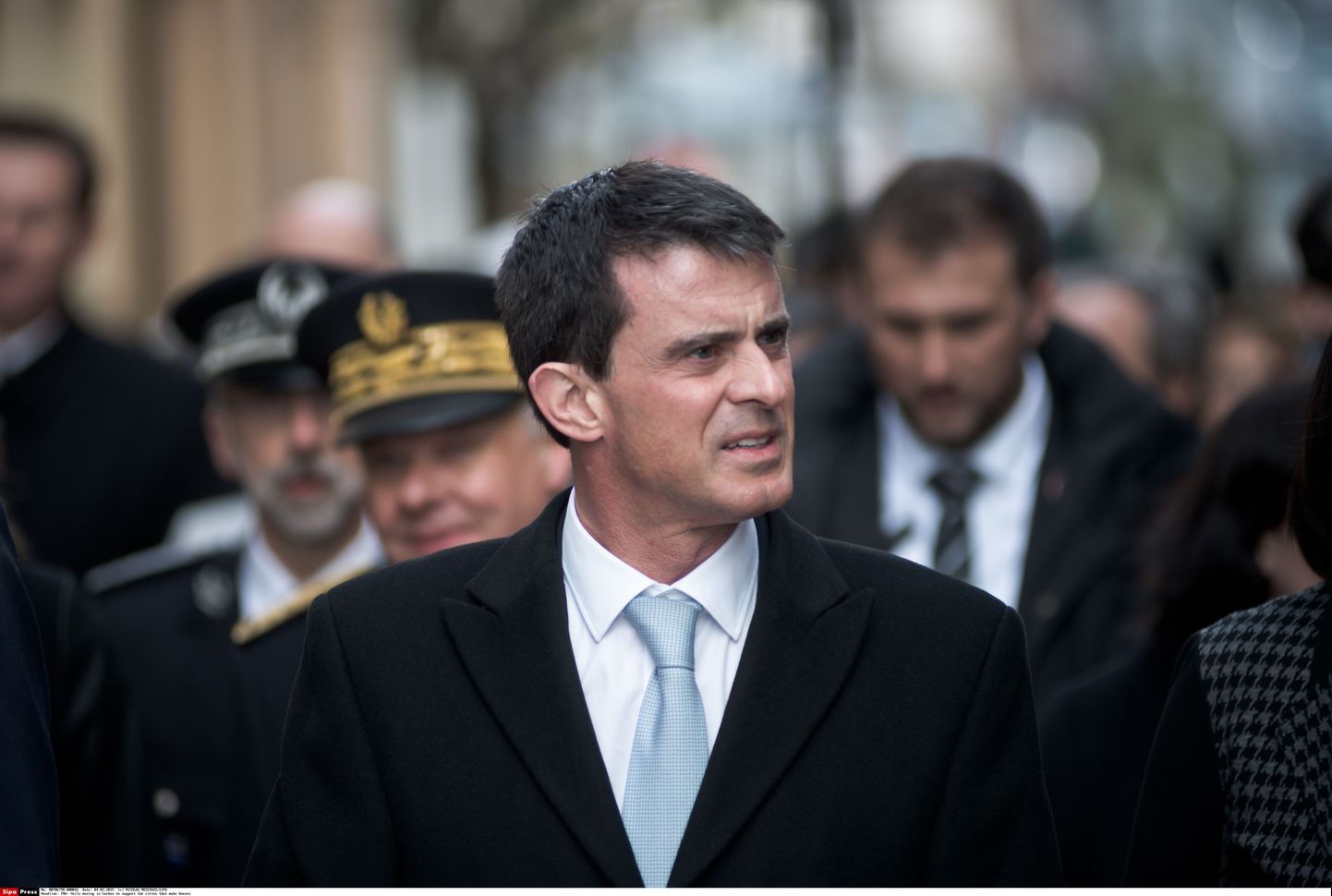 Prantsusmaa sotsialistist peaminister Manuel Valls.
