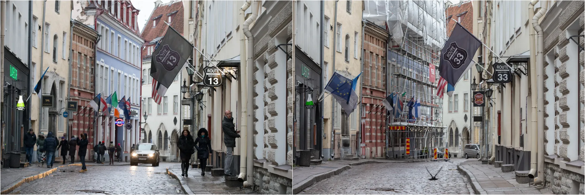 Koroonaviirus: Tallinn enne ja nüüd