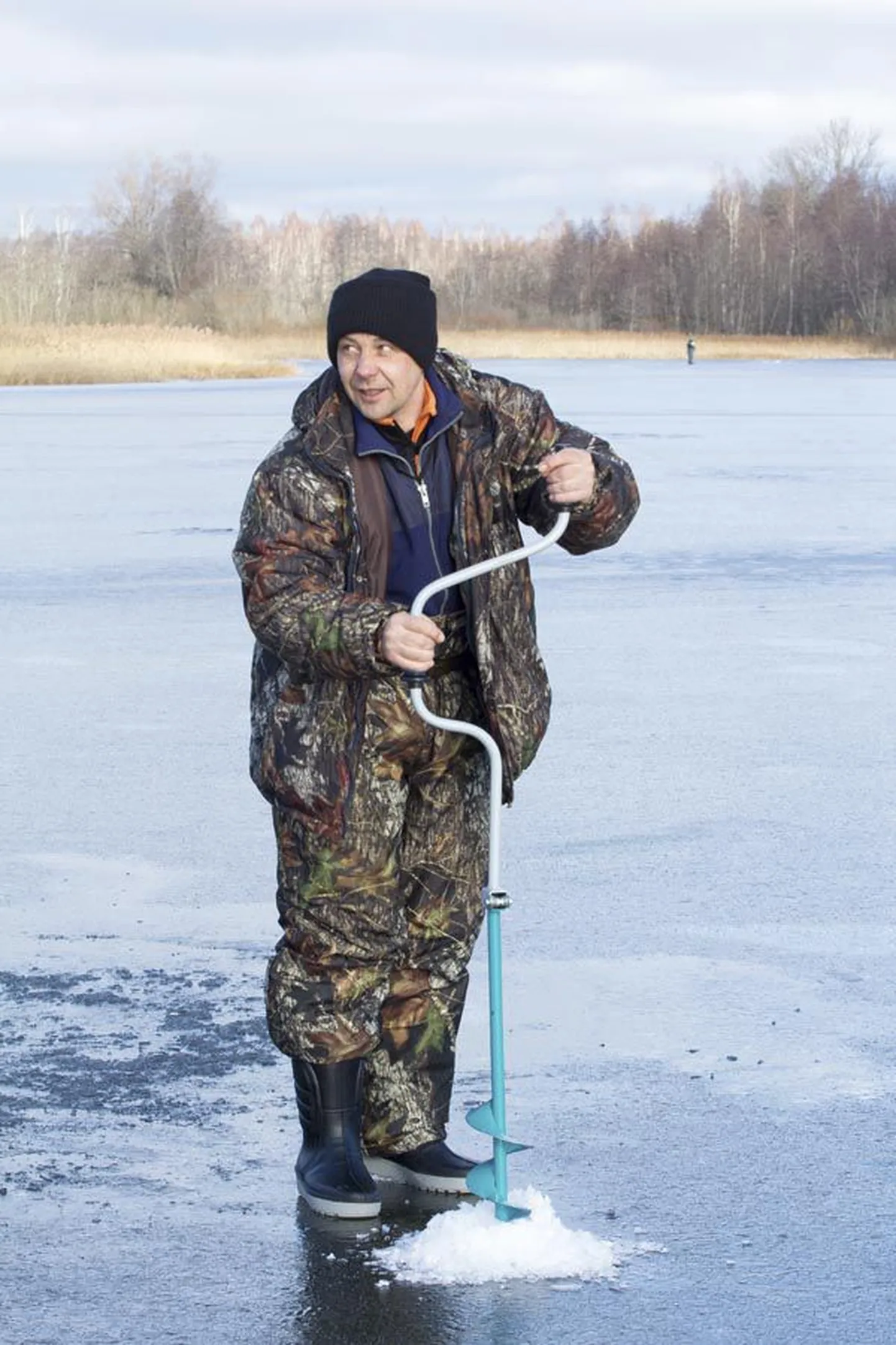 Heinar Nugis tuli eile Karula järvele kala püüdma Jõgevamaalt.
